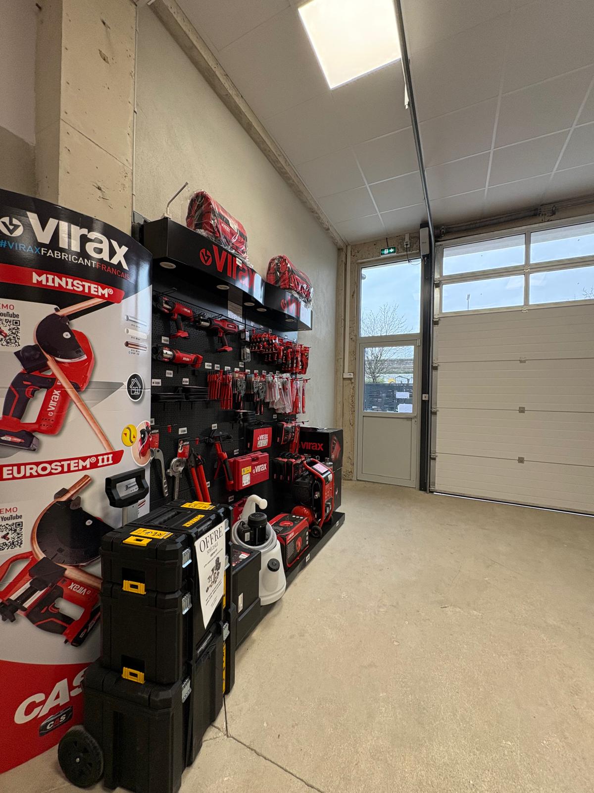 Espace matériel Virax pour location de matériel